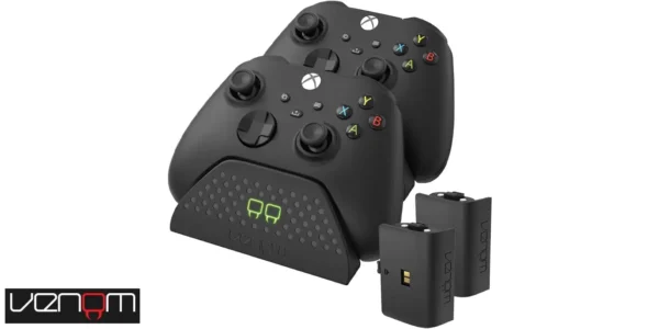 Base de carga Venom para 2 mandos Xbox + 2 baterías