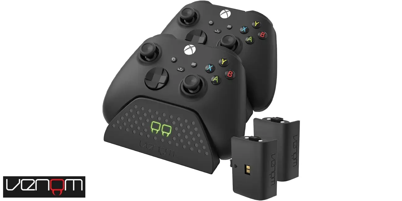 Base de carga Venom para 2 mandos Xbox + 2 baterías