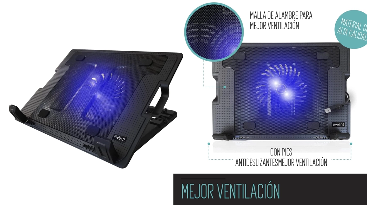 base de refrigeración Ewent EW1258