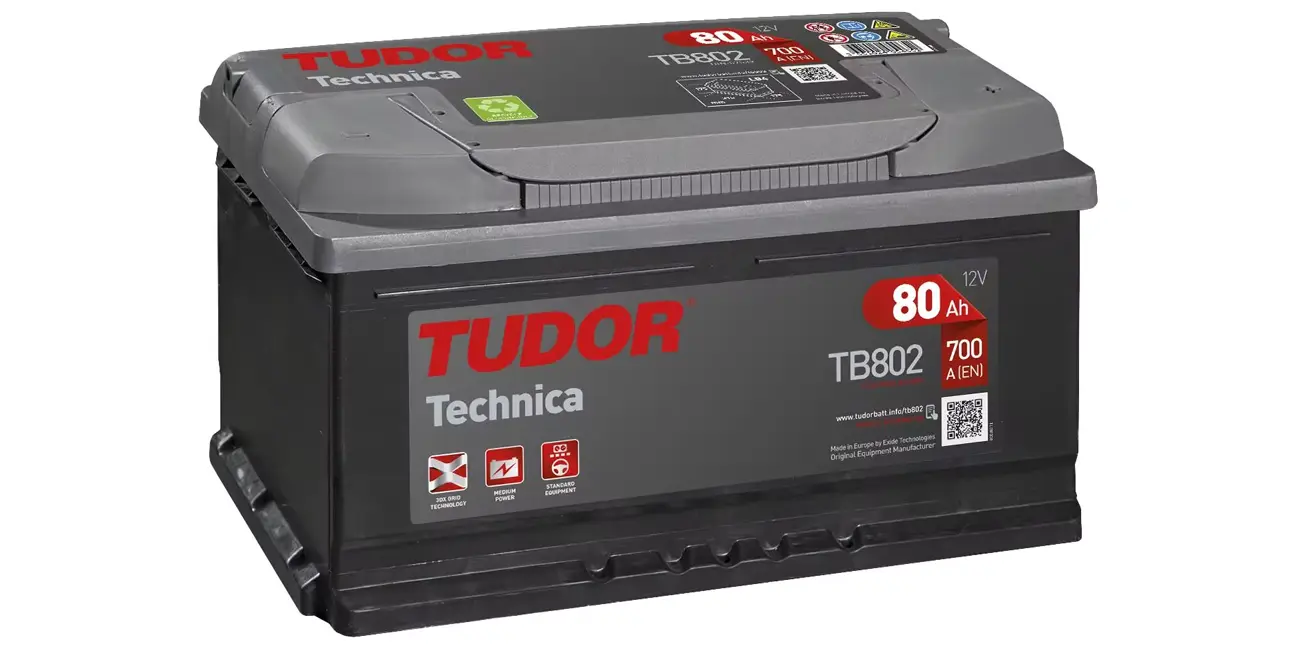Batería de coche Tudor TB802