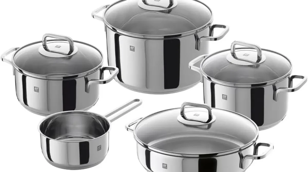 Batería de cocina Zwilling Quadro de 5 piezas para todo tipo de cocinas y horno
