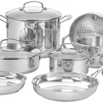 Batería de cocina Cuisinart Chef’s Classic de 11 piezas en acero inoxidable