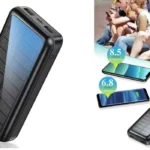 batería externa 30.000 mAh con carga rápida y carga solar barata