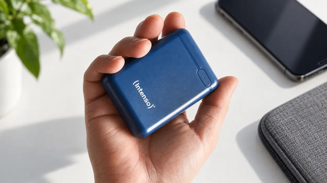 🔋 Cuando el móvil se queda sin batería, esta power bank Intenso XS10000 te saca del apuro