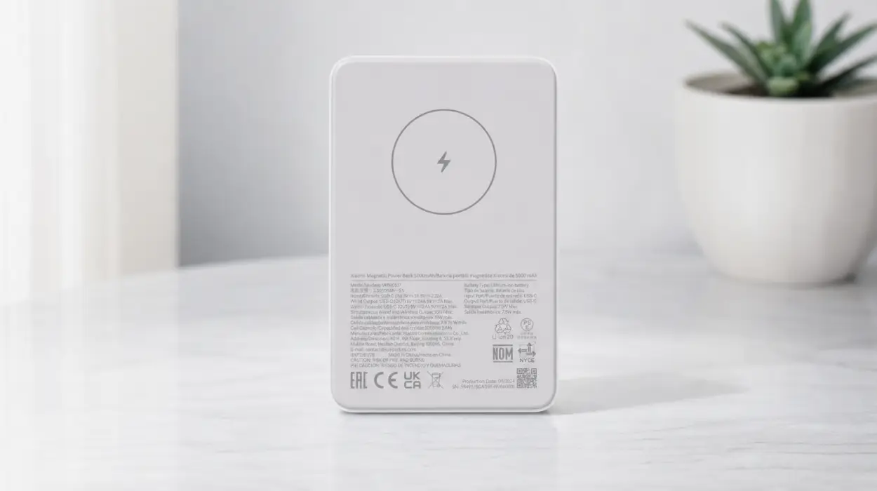 📱 Carga tu móvil mientras lo usas con la Xiaomi Magnetic Power Bank de 5000 mAh