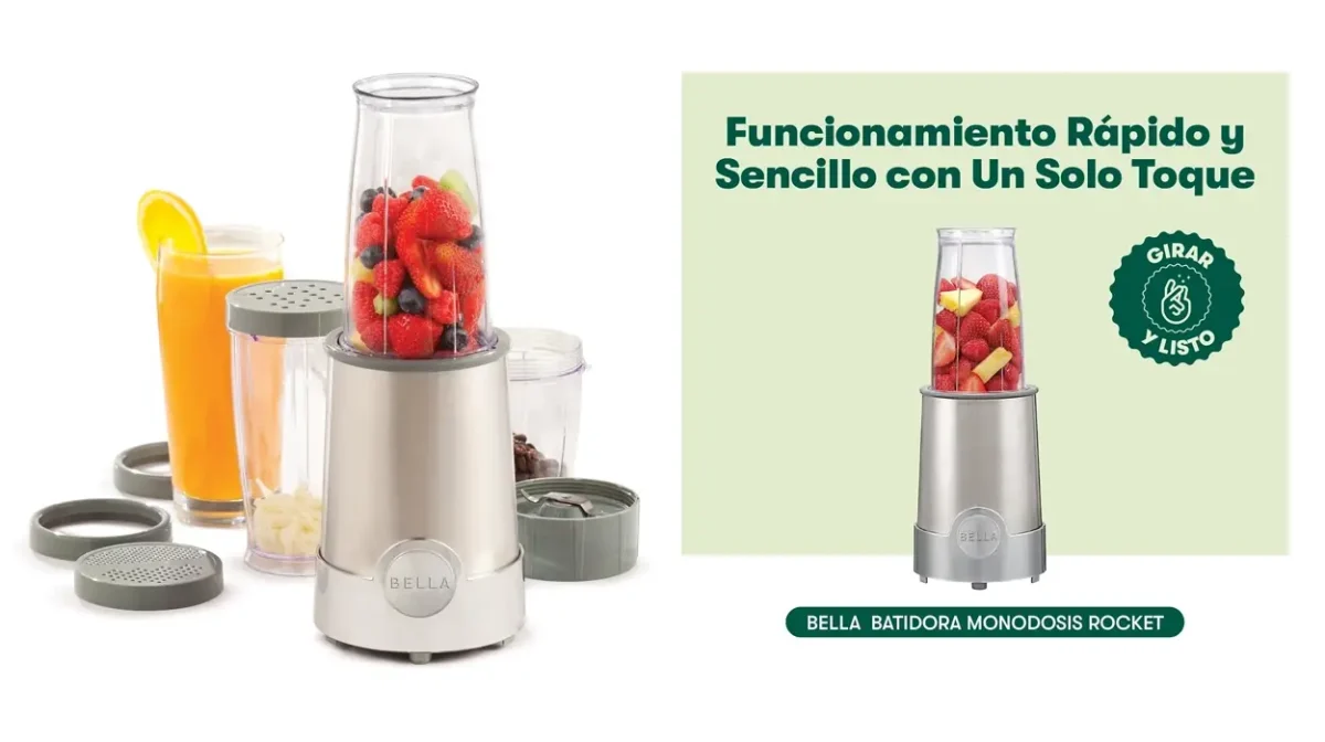 Tus Smoothies listos en segundos con esta completísima batidora Bella rebajada en Amazon