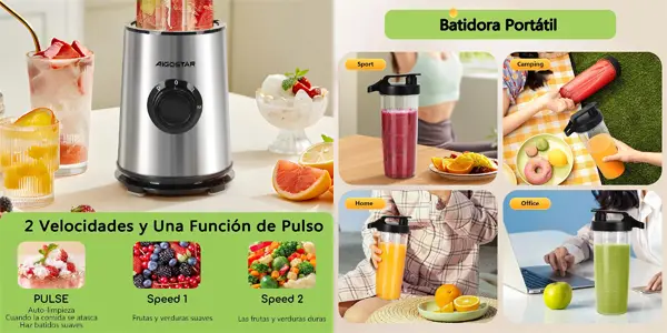 Licuadora para zumos y bebidas Aigostar Baron