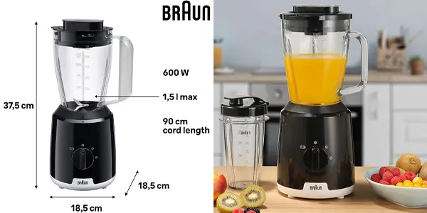 Batidora de jarra Braun PowerBlender 1