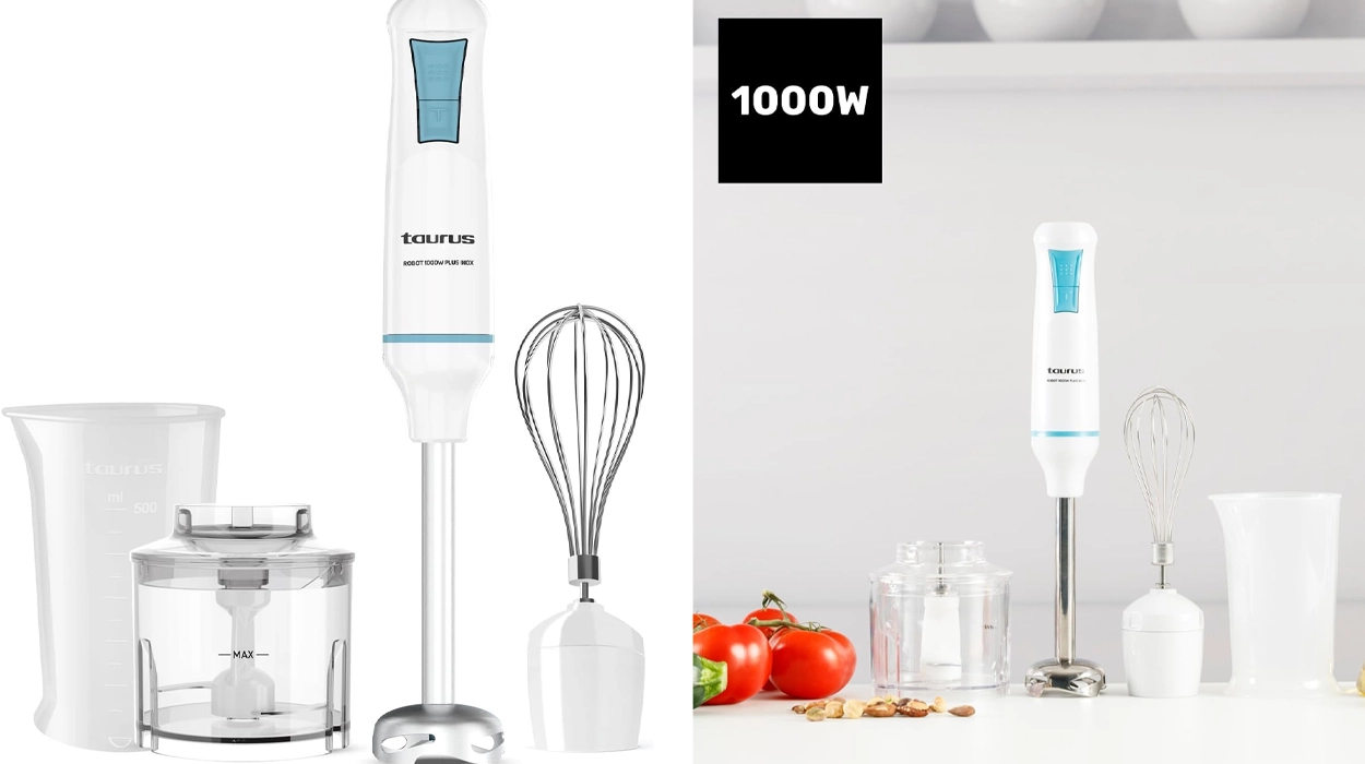 batidora de mano taurus robot 1000 plus inox