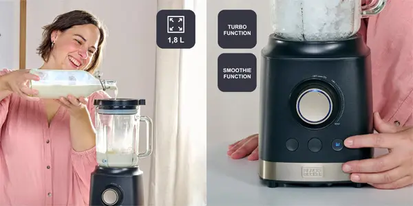 Batidora de vaso BLACK+DECKER BXJB2000E de 2000W