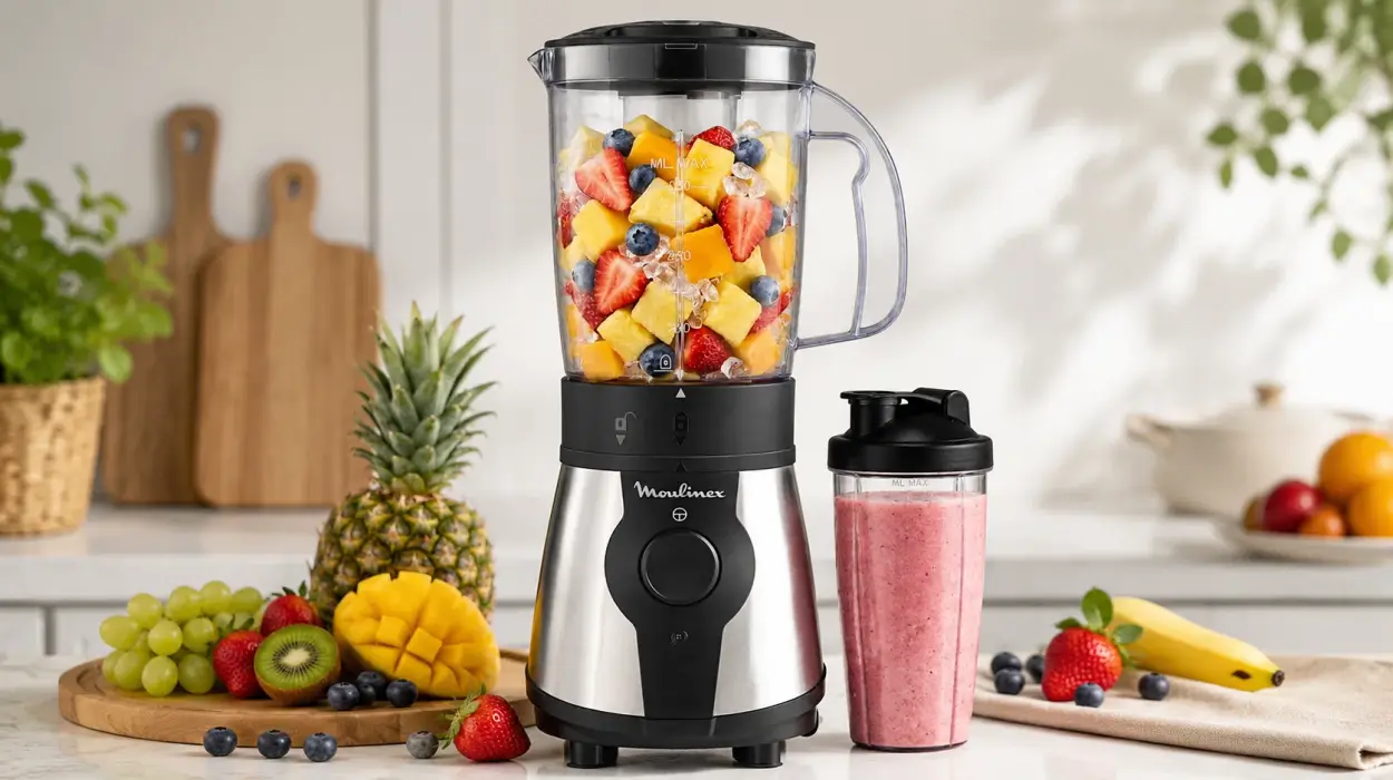 Batidora de vaso Moulinex Blend&Go LM1B1D10
