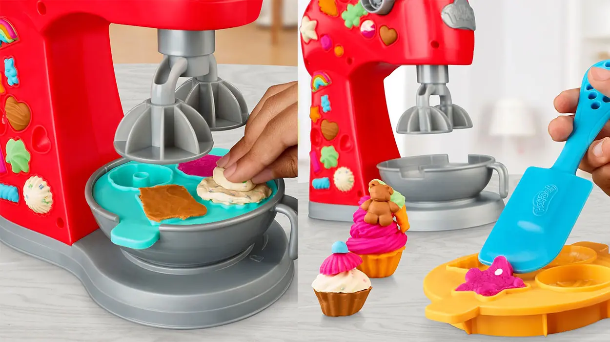 Batidora Mágica de Play-Doh con 5 botes de plastilina barata