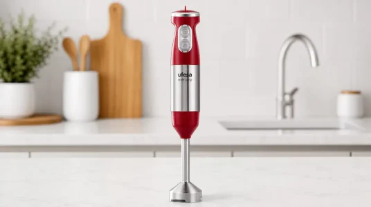 Batidora de mano Ufesa BP3500 Mercury, 1000W y 4 cuchillas, diseño ergonómico y función turbo