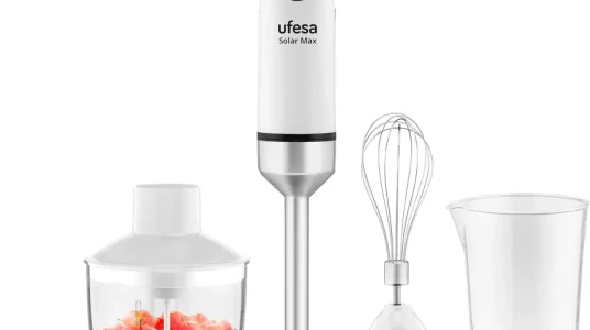 Batidora de mano Ufesa Solar Max con 1200W y diseño ergonómico