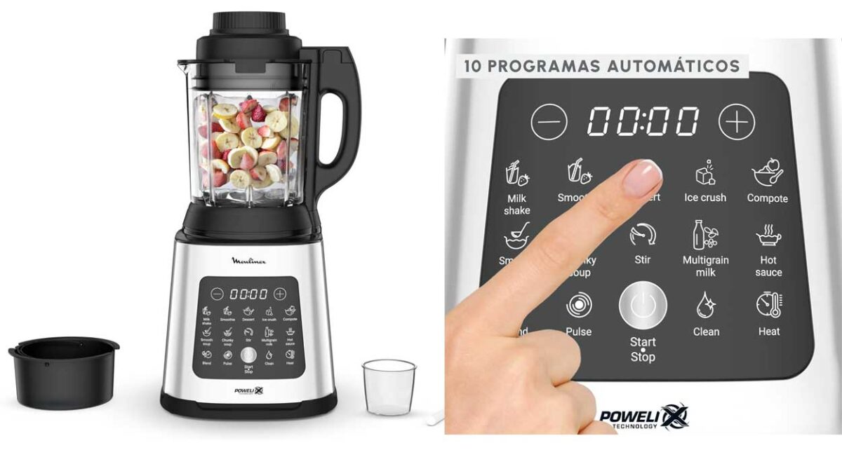 Batidora de vaso Moulinex PerfectMix Cook