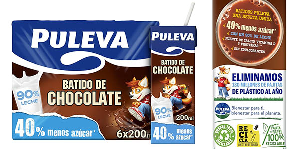 batidos de chocolate Puleva pack chollo