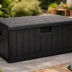 Baúl de almacenaje exterior T-LoVendo de 410L