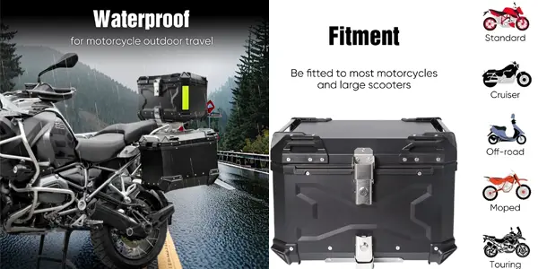 Baúl para motocicleta FITMEN