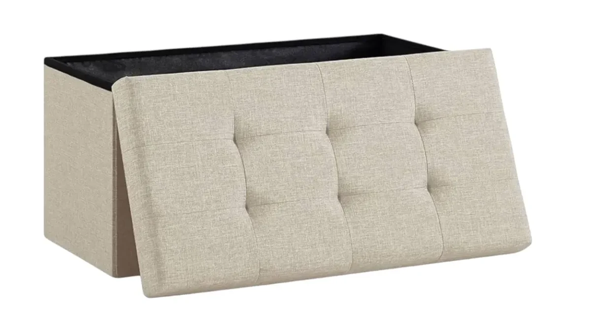 Baúl puff asiento para almacenaje