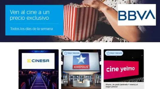 BBVa descuentos cine