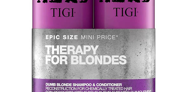 Bed Head Tigi champú acondicionador pelo rubio oferta