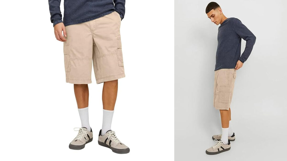 Pantalones cortos cargo Jack &amp; Jones Jpstcole para hombre