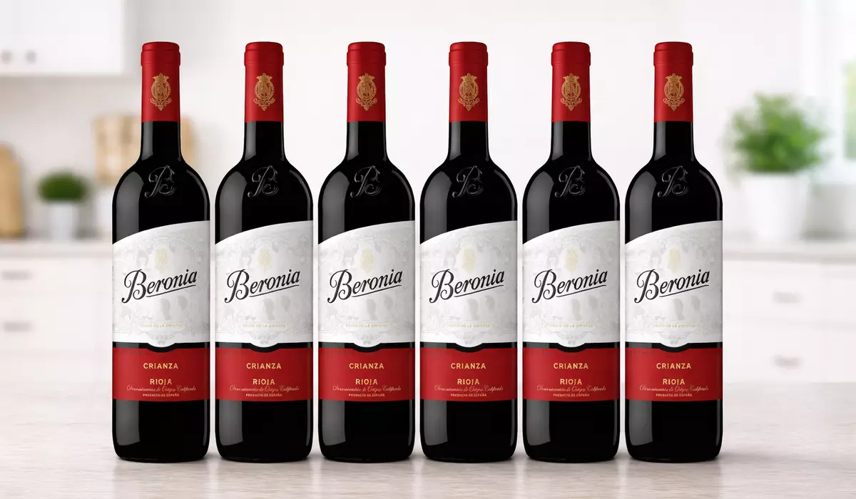 Pack x6 Vino tinto Beronia Crianza D.O.C Rioja de 750 ml