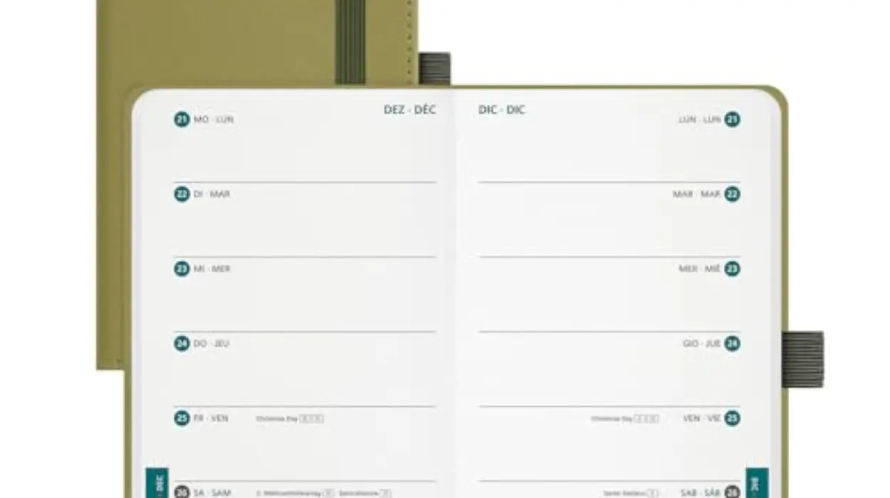 Agenda Bezend 2026-2027 semanal de 18 meses con doble horario