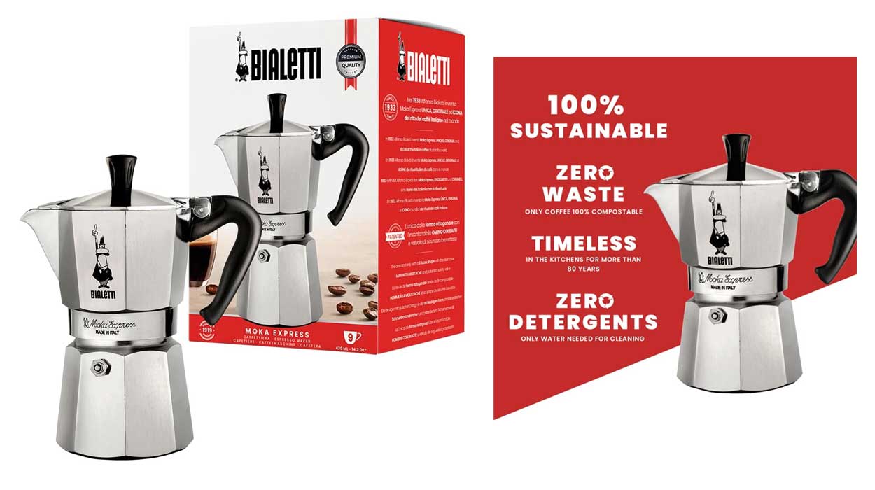Bialetti Moka Express Cafetera 9 tazas barata