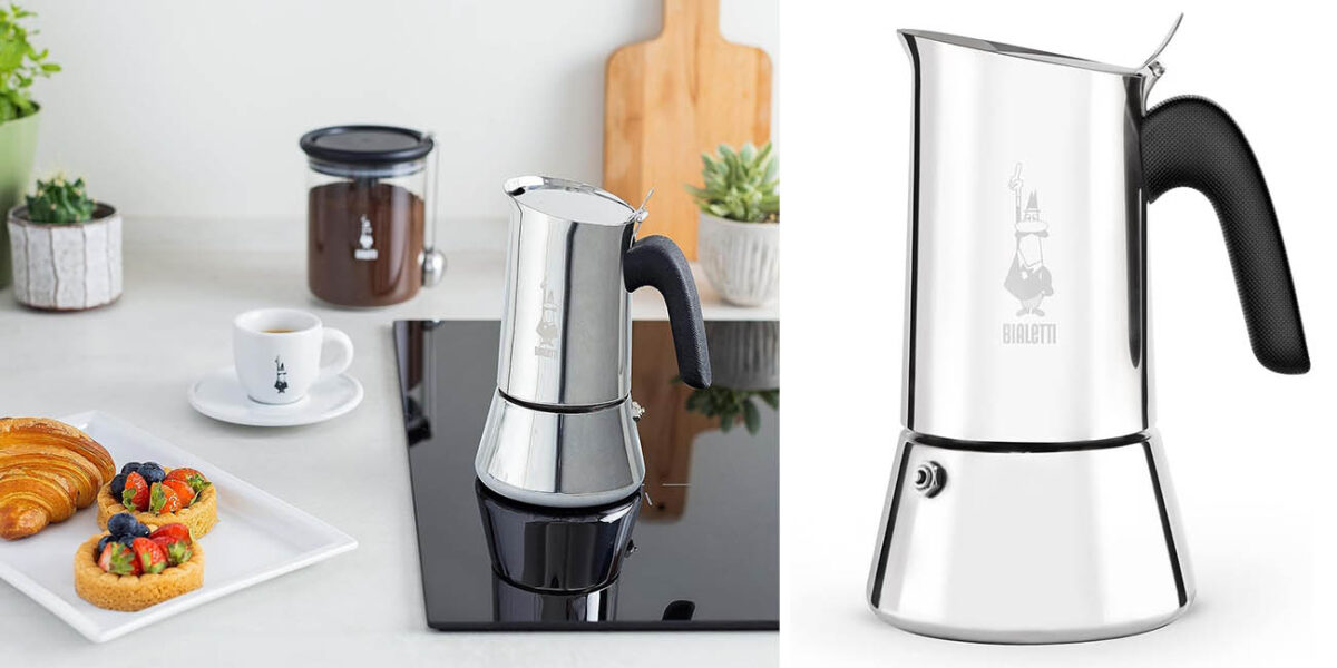 Cafetera italiana Bialetti New Venus para inducción (6 tazas)