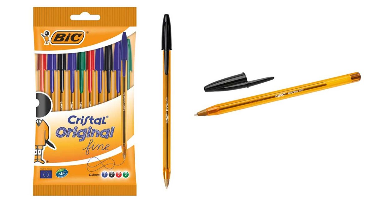 Pack x27 Bolígrafos BIC Cristal Original Fine de punta fina