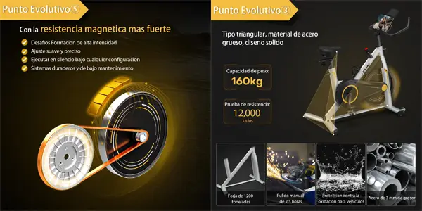 Bicicleta estática magnética CHAOKE
