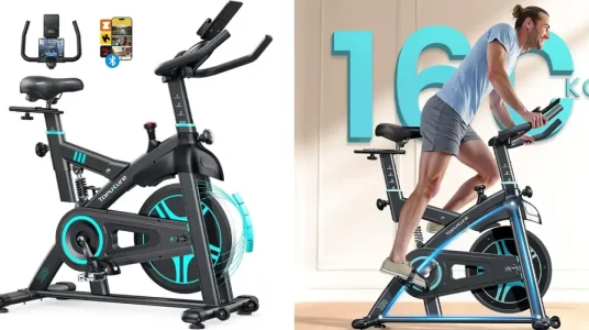Bicicleta estática Toputure con volante de 15 kg