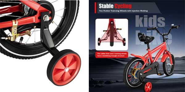 Bicicleta infantil 14 pulgadas con ruedines oferta