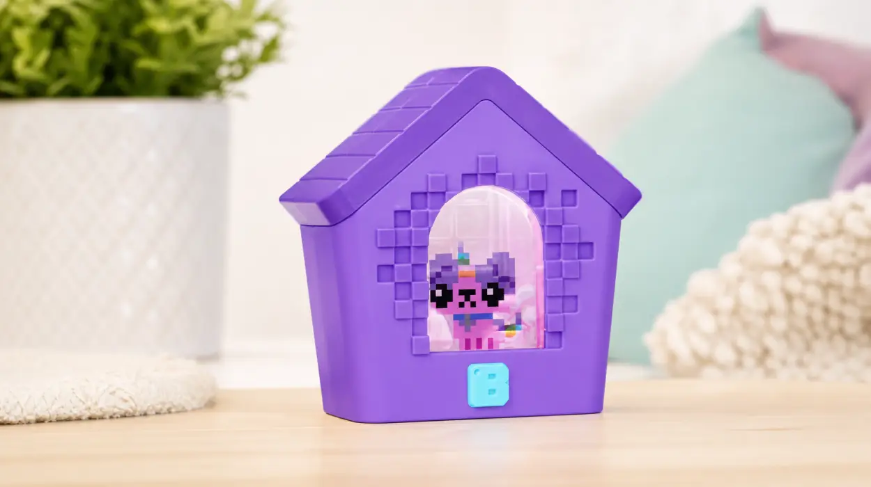 Mascota virtual Bitzee Doghouse con 15 cachorros interactivos