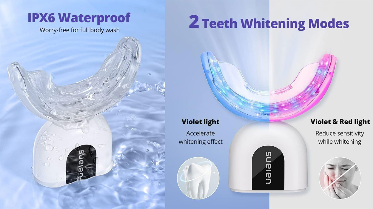 Blanqueador dental profesional Ualans con 32 LED barato