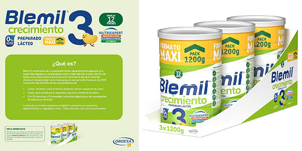 Blemil Plus 3 leche continuación chollo