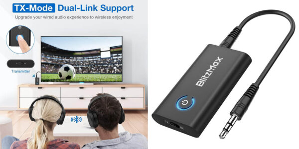 Blitzmax receptor transmisor bluetooth chollo