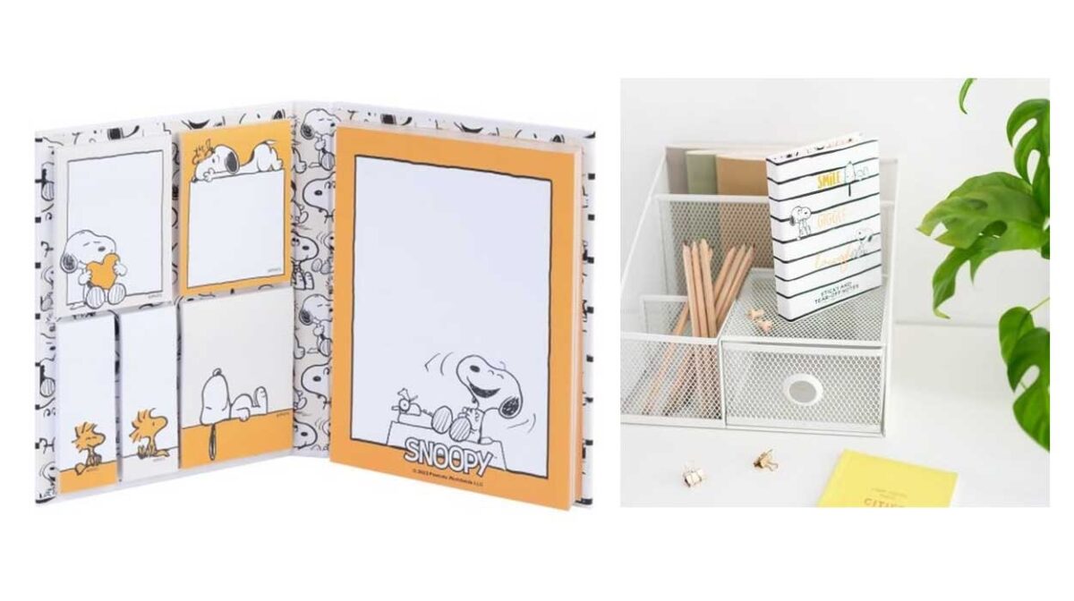 Este es el chulísimo bloc de notas adhesivas de Snoopy que está arrasando en ventas