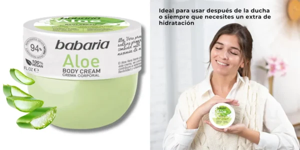Body cream Babaria Aloy de 400 ml