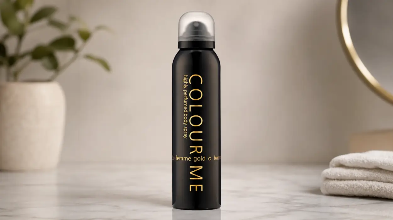 Fragancia elegante y duradera: body spray Colour Me Gold Femme de 150 ml