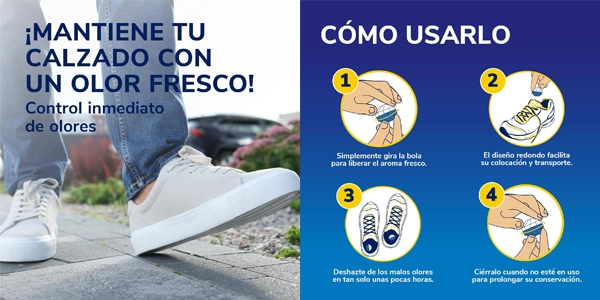 bolas desodorantes Dr. Scholl's oferta