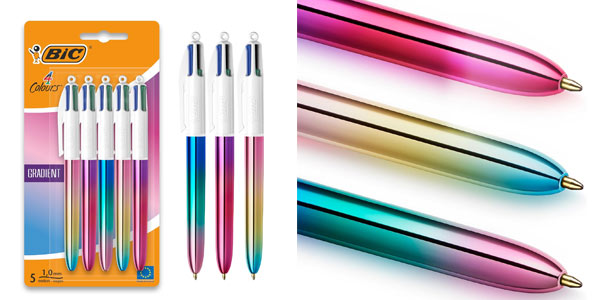 Bolígrafos BIC 4 colores Gradient baratos