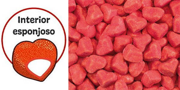Pack 4x Bolsa caramelos blandos Haribo suave corazón