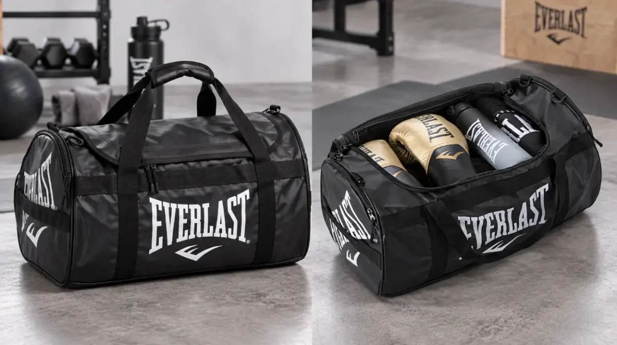 Bolsa de boxeo Everlast convertible en mochila con bolsillos laterales