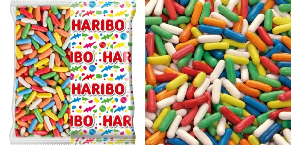 Bolsa Haribo cápsulas de 1 kilo