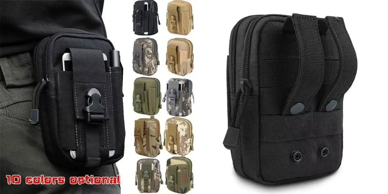 Fundas tácticas de nylon para teléfono móvil