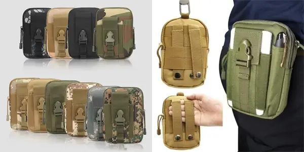 Fundas tácticas de nylon para teléfono móvil