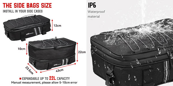 bolsa moto impermeable grande oferta
