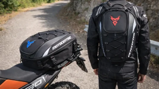 Bolsa trasera Motocentric de 37l para moto